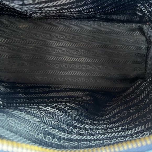 Prada Blue Saffiano Leather Tote Bag - Picture 9 of 10